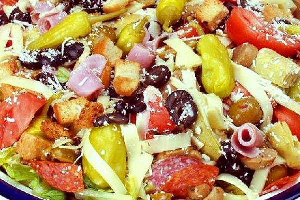 Crisp garden salads made daily at Garden Pizza & Seafood Gardner MA